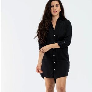 EMILY PHILLIPS NASHVILLE | Black Tencel Girlfriend Dress | 2